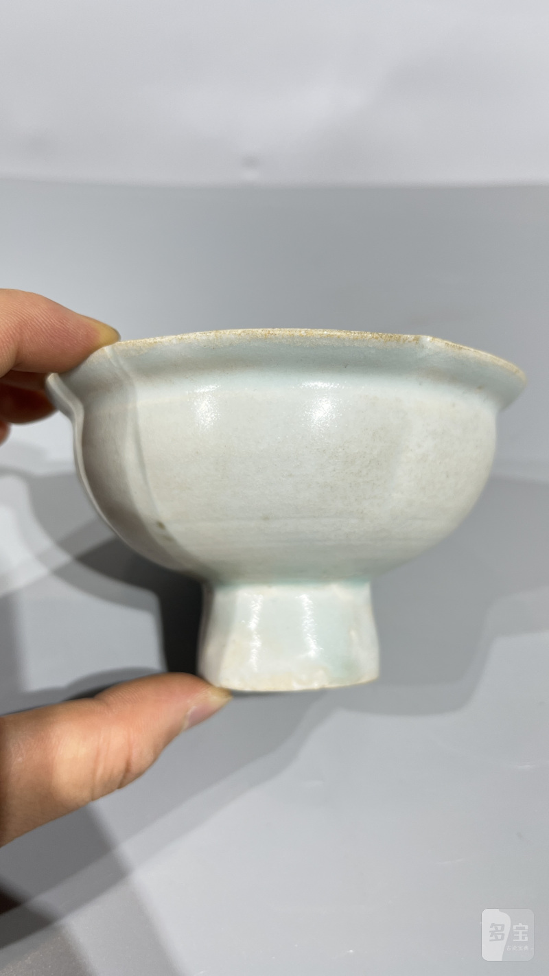 明 湖田花口高足杯 - 图5
